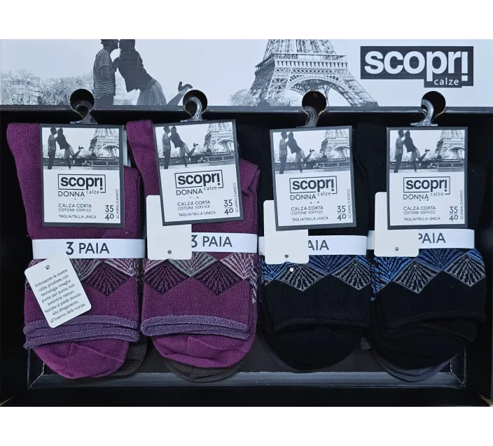 Calcetin Sra Fantasia Algodon Calido Calcetin Sra Fantasia Algodon Calido